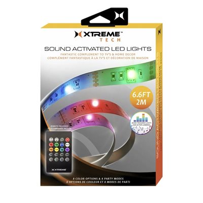 Xtreme - Sound Activated Multi-Color LED Strip – 6ft