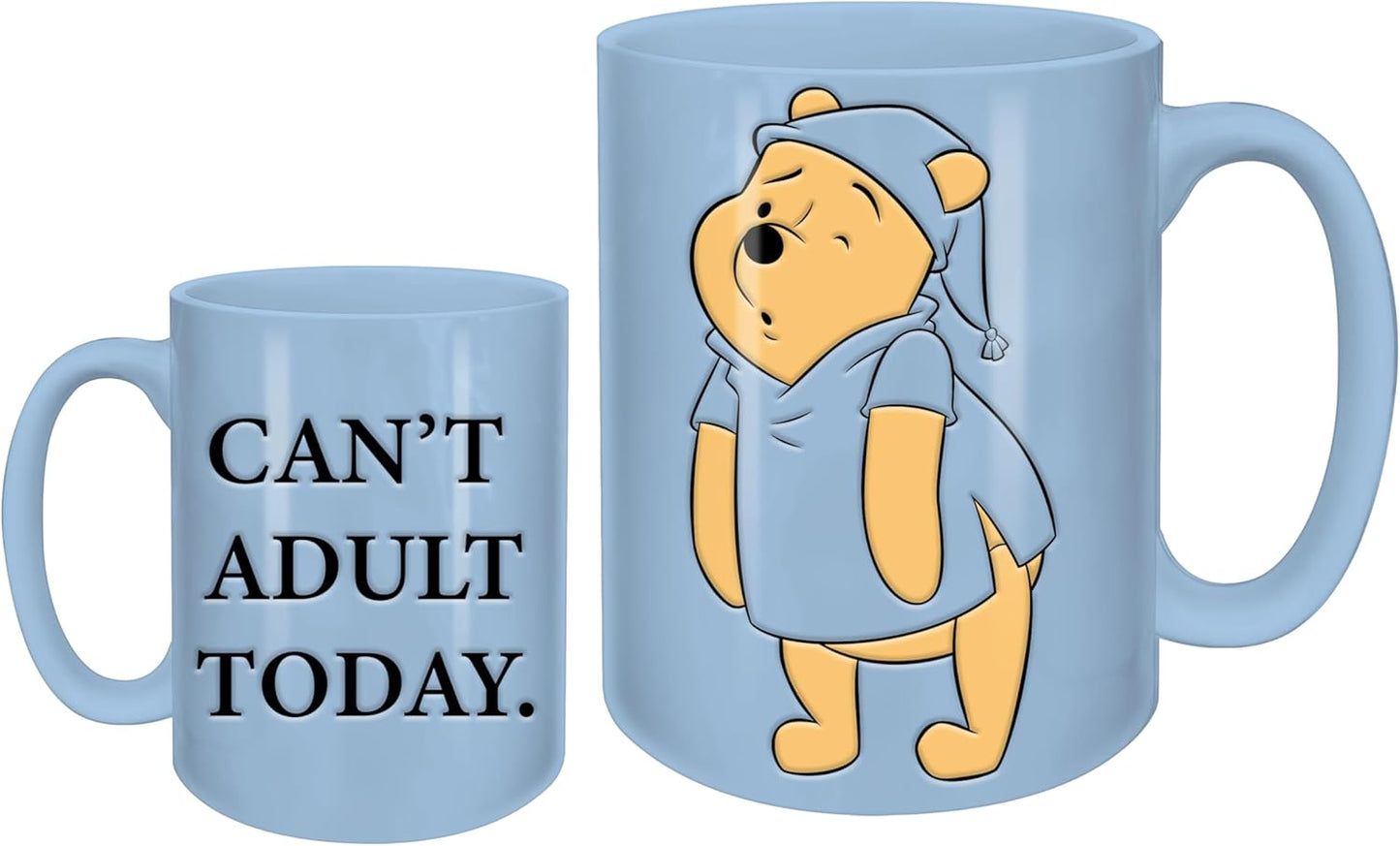 WINNIE THE POOH - Winnie the Pooh Mug – Tired (Wax Resistant Pottery)