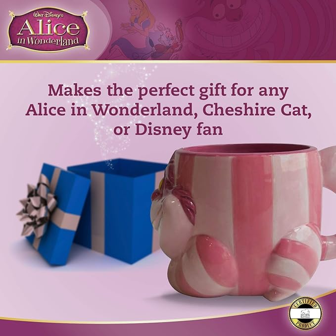 ALICE IN WONDERLAND - Alice in Wonderland 3D Shaped Mug – Cheshire Cat