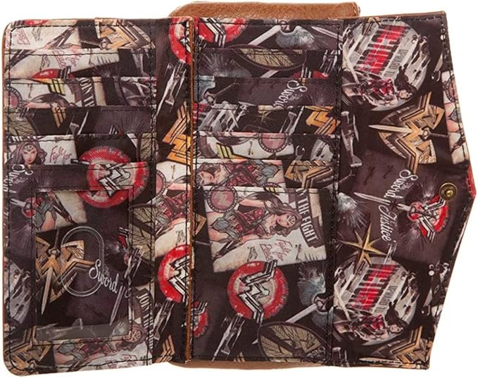DC COMICS - Wonder Woman Top Zip Wallet Wristlet