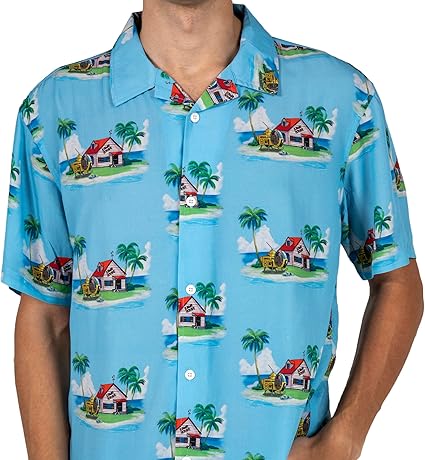 Dragon Ball Z - Button Up Kame House