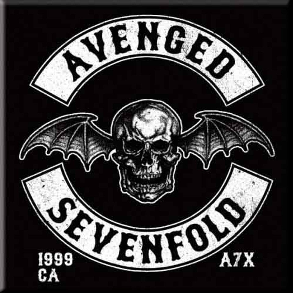 AVENGED SEVENFOLD - Fridge Magnet: Death Bat Crest