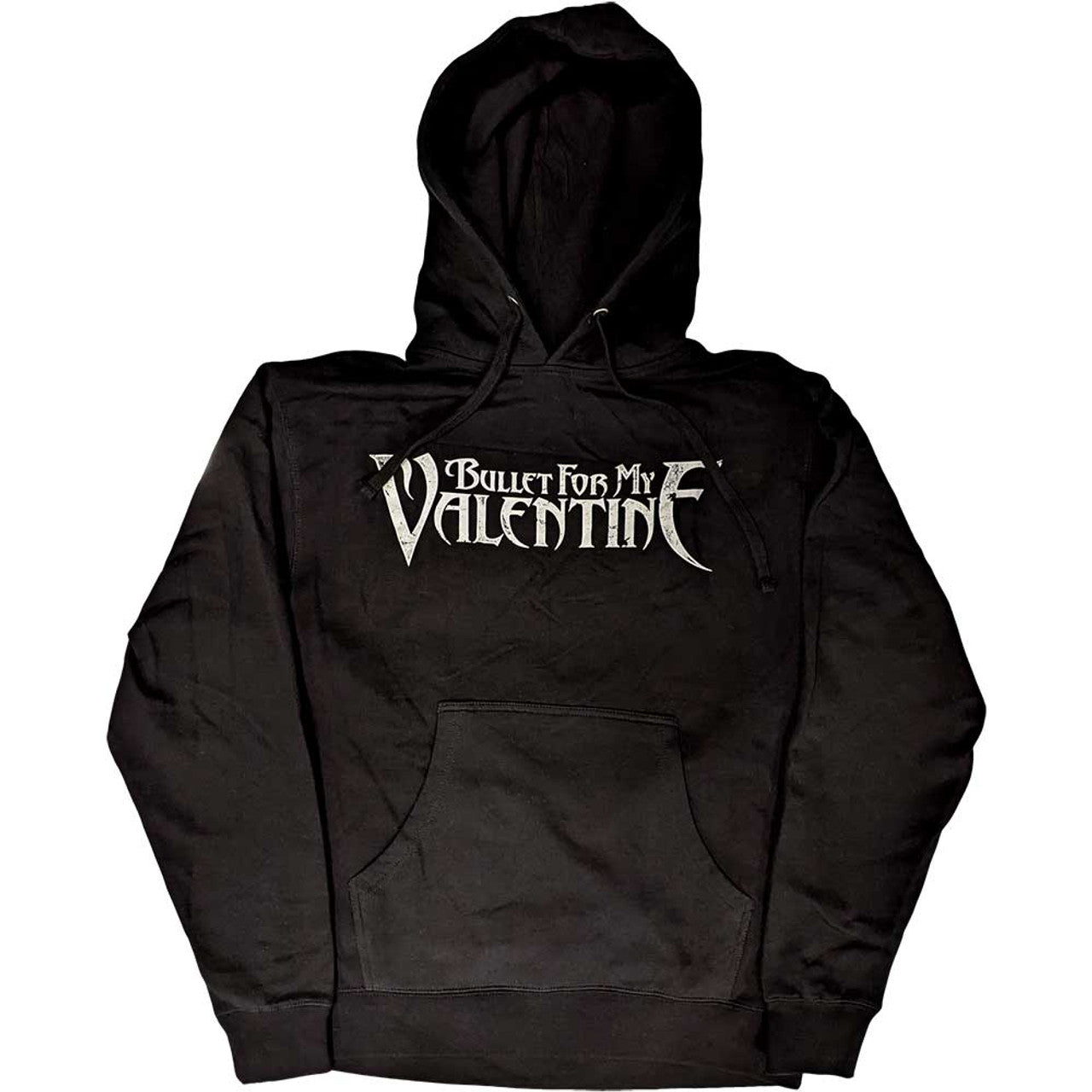 BULLET FOR MY VALENTINE - Unisex Pullover Hoodie: Logo & Raven (Black) (Back Print)
