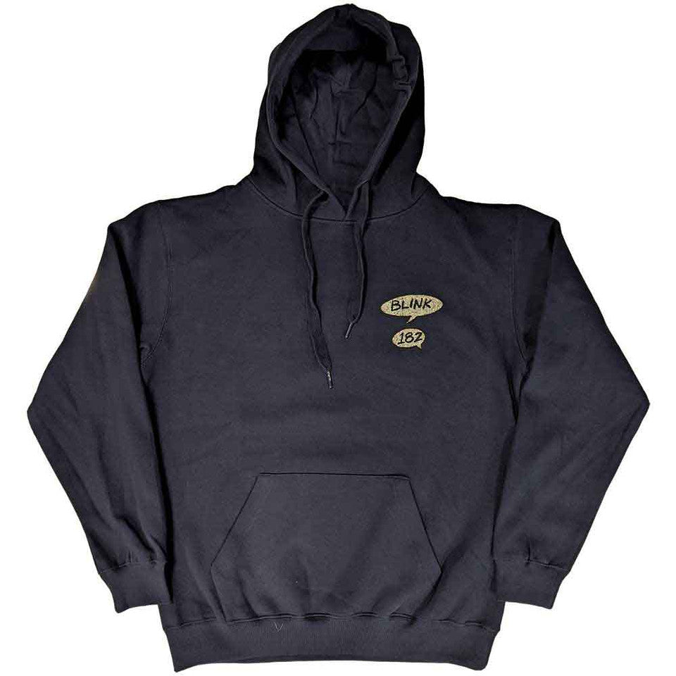 BLINK-182 - Unisex Pullover Hoodie: Roger Rabbit (Navy Blue) (Back Print)