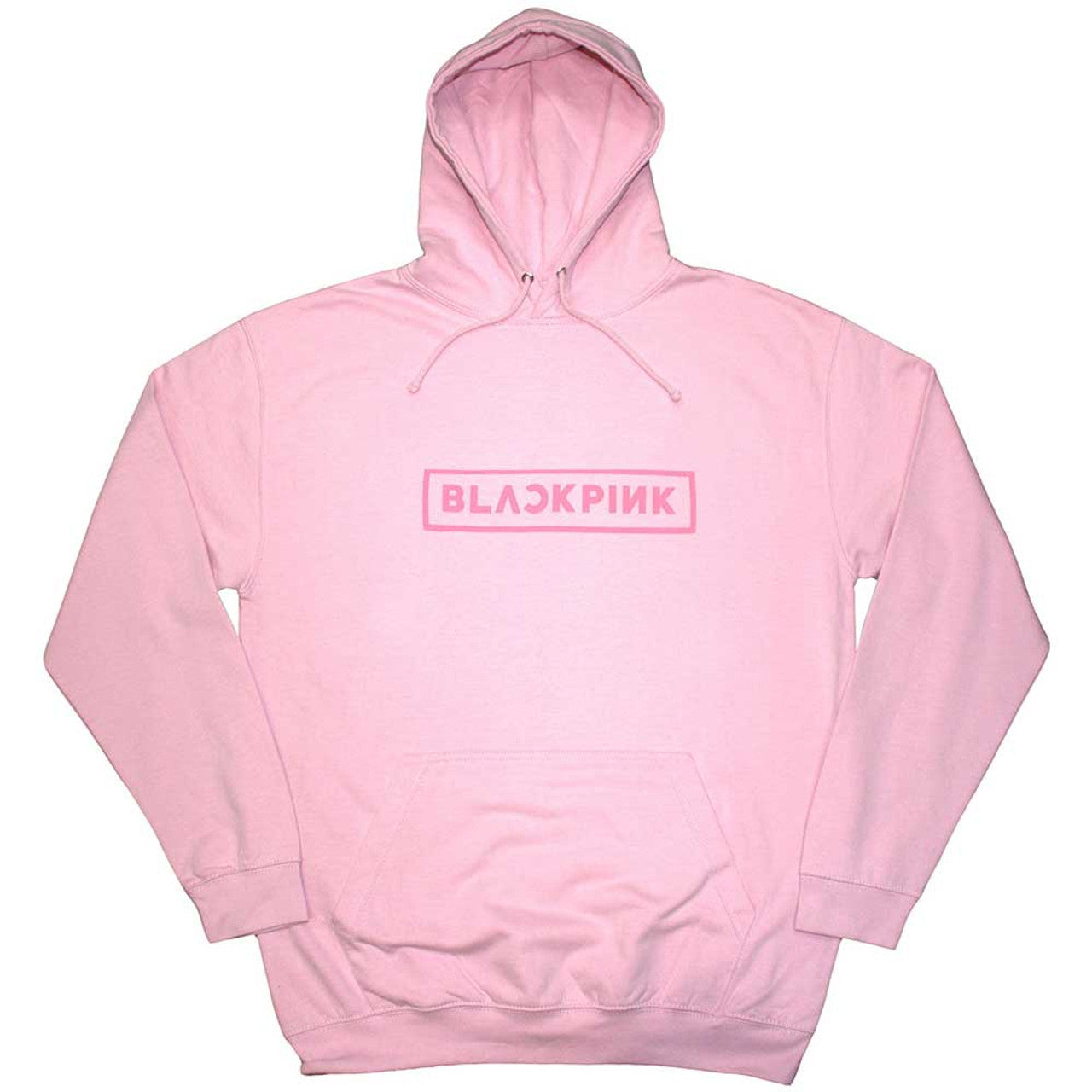 BLACKPINK - Unisex Pullover Hoodie: Logo (Pink)