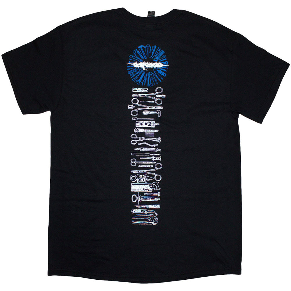 Carcass Unisex T-Shirt: Necro Head (Black) (Back Print)
