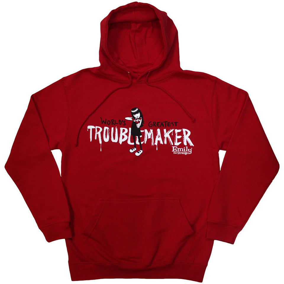 EMILY THE STRANGE - Troublemaker pullover hoodie