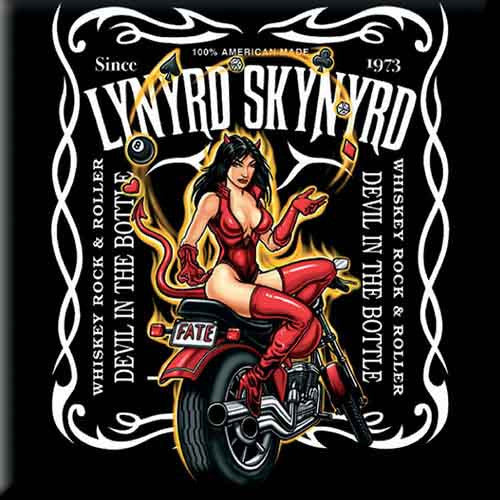 LYNYRD SKYNYRD - Fridge Magnet: Devil In The Bottle