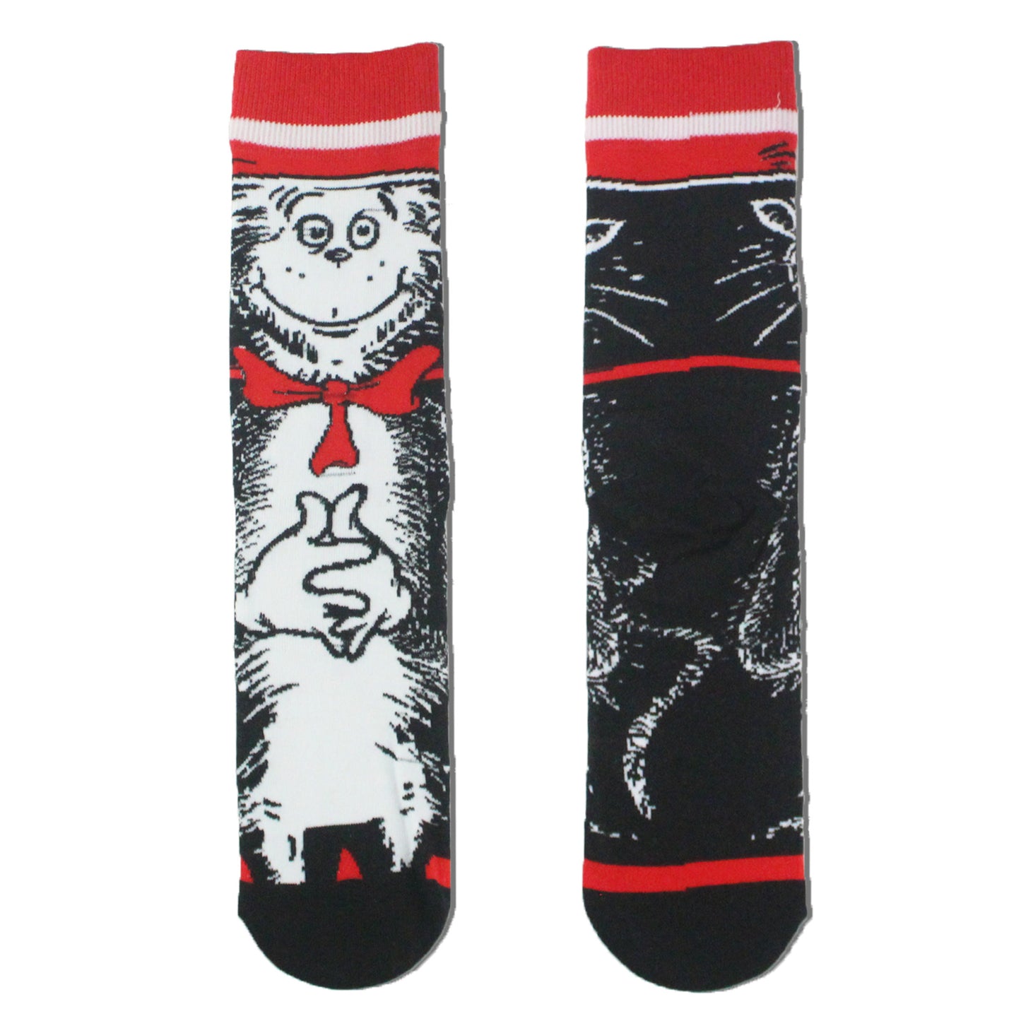 DR. SEUSS - Cat In The Hat Crew Socks