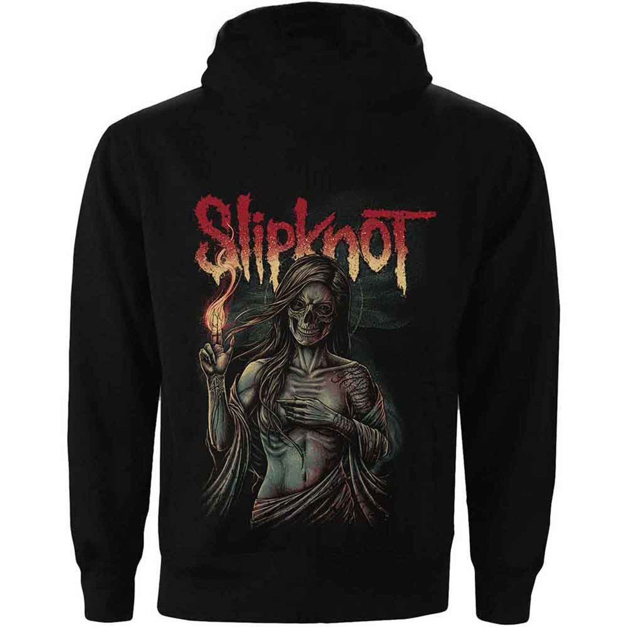SLIPKNOT - Unisex Pullover Hoodie: Burn Me Away (Black) (Back Print)