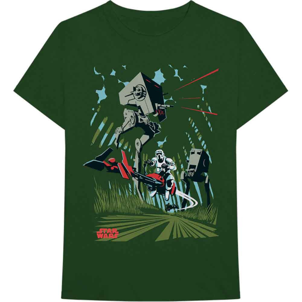 STAR WARS - Unisex T-Shirt: AT-ST Archetype (Green)