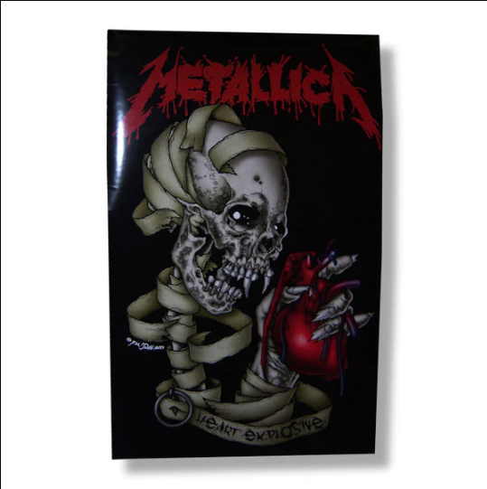 Metallica - Heart Explosive Poster Domestic Poster - Not Framed