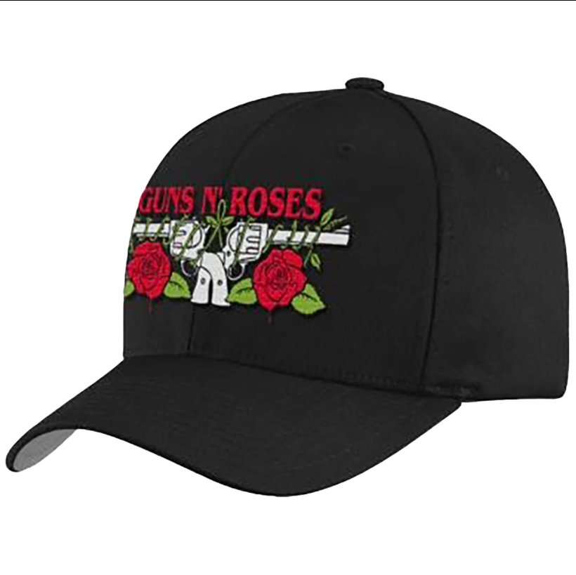 Guns n' Roses - Roses & Pistols Hat Baseball Cap