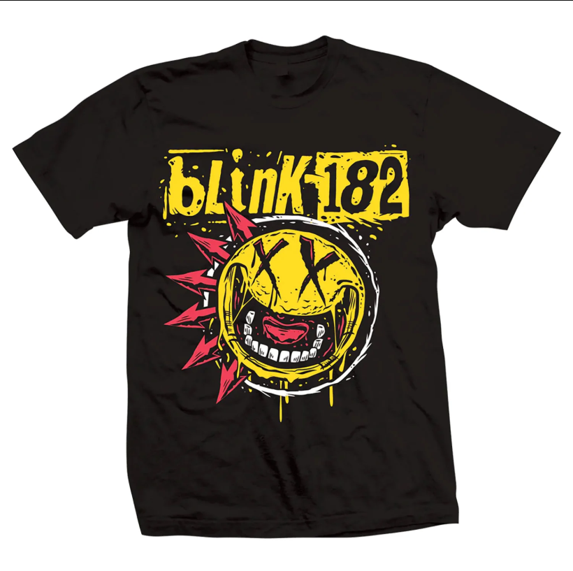 Blink 182 - Punk Smiley T-shirt