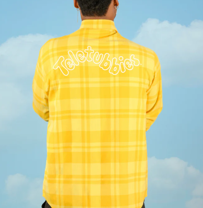 TELETUBBIES - Unisex Laa-Laa flannel long sleeve shirt