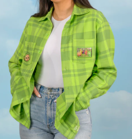 TELETUBBIES - Unisex Dipsy flannel long sleeve shirt