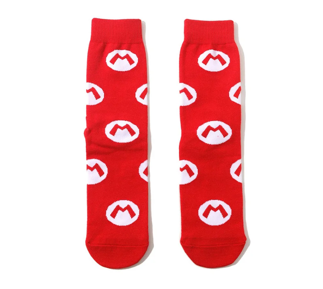 SUPER MARIO - MARIO "M" Crew Socks
