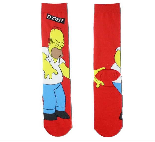 THE SIMPSONS - Homer "d'oh" Crew Socks