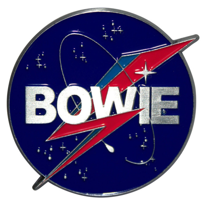 DAVID BOWIE - David Bowie Pin Badge: NASA
