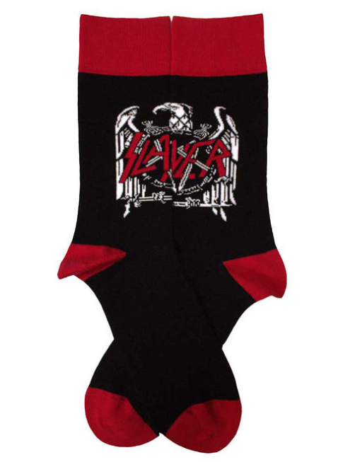 SLAYER - Slayer Unisex Socks: Eagle Crest (Black) (UK Size 4 - 7)