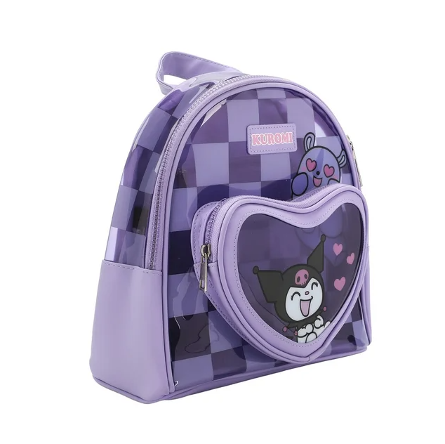 SANRIO - Hello Kitty & Friends - Kuromi & Baku Hearts Purple Mini Backpack