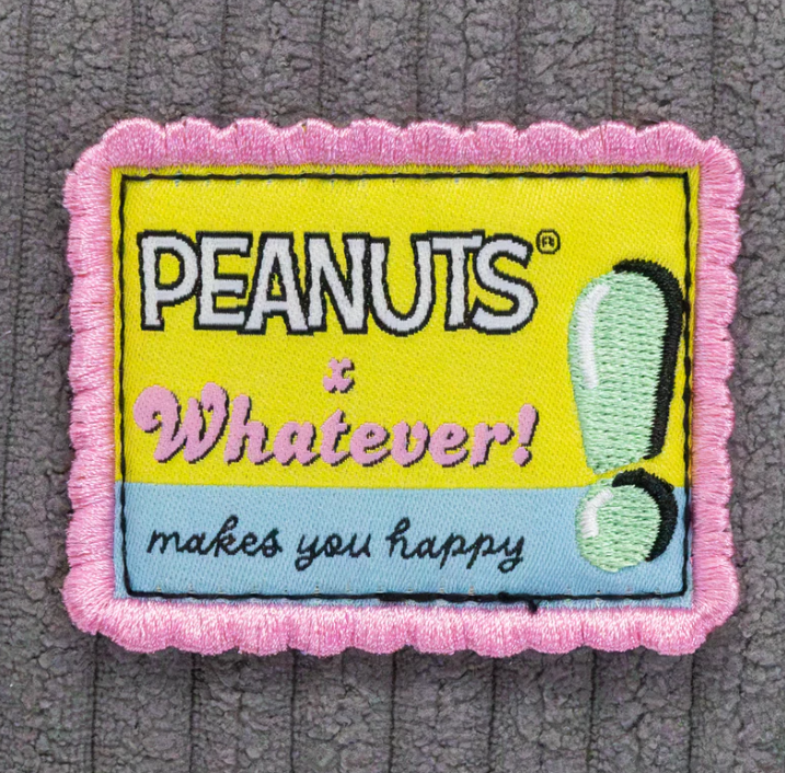 PEANUTS - Peanuts Sherbet Spring Pins and Patches Corduroy Baguette Bag
