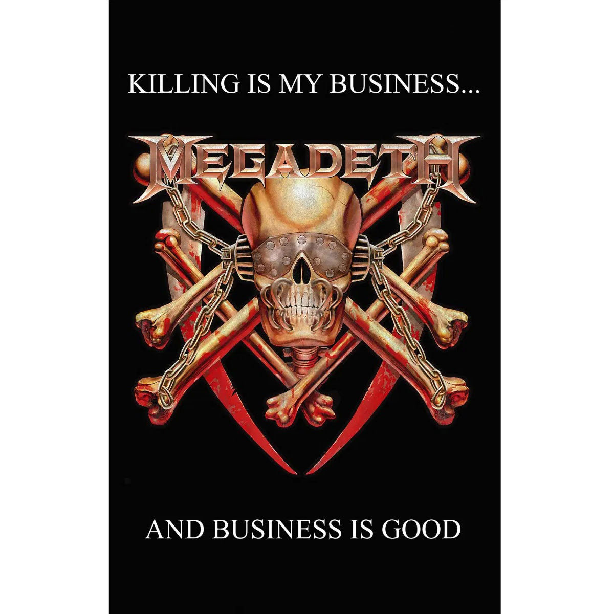 MEGADETH - Megadeth Textile Poster: Killing is my Business
