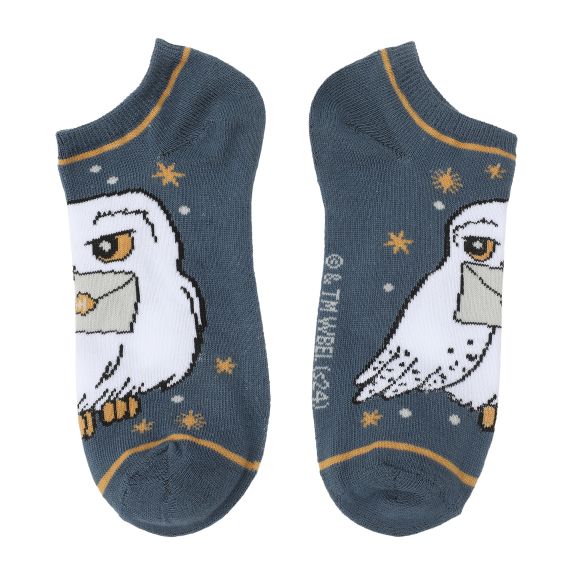 HARRY POTTER - Hedwig Letters Solemnly Swear Icons Hogwarts Crest knit Socks