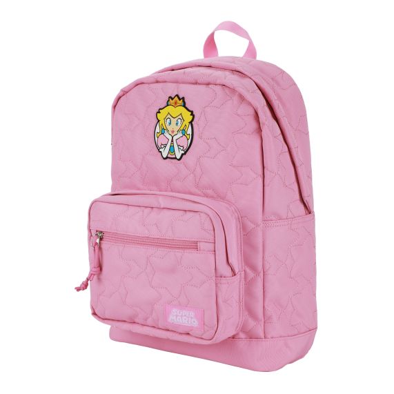 Super Mario Bros. Princess Peach Quilted 18" Backpack