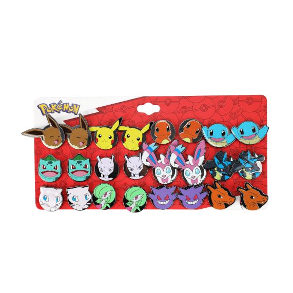 POKEMON - Generation One 12 Pair Earring Set