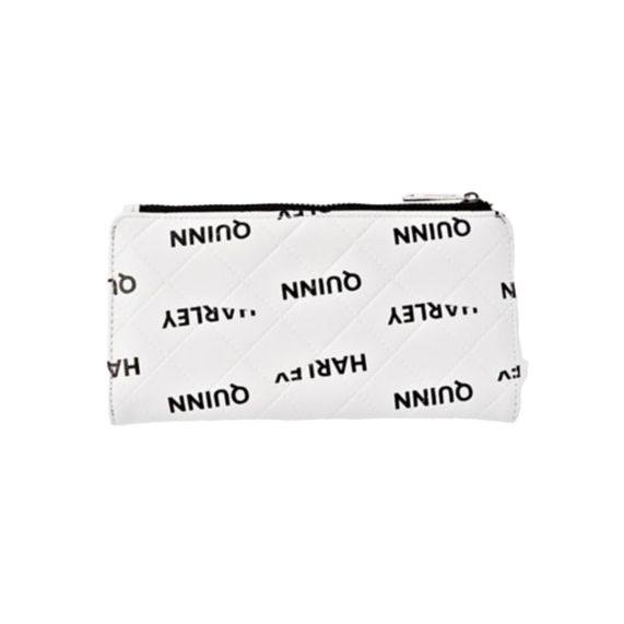 BIRDS OF PREY - Harley PU Slim Wallet White