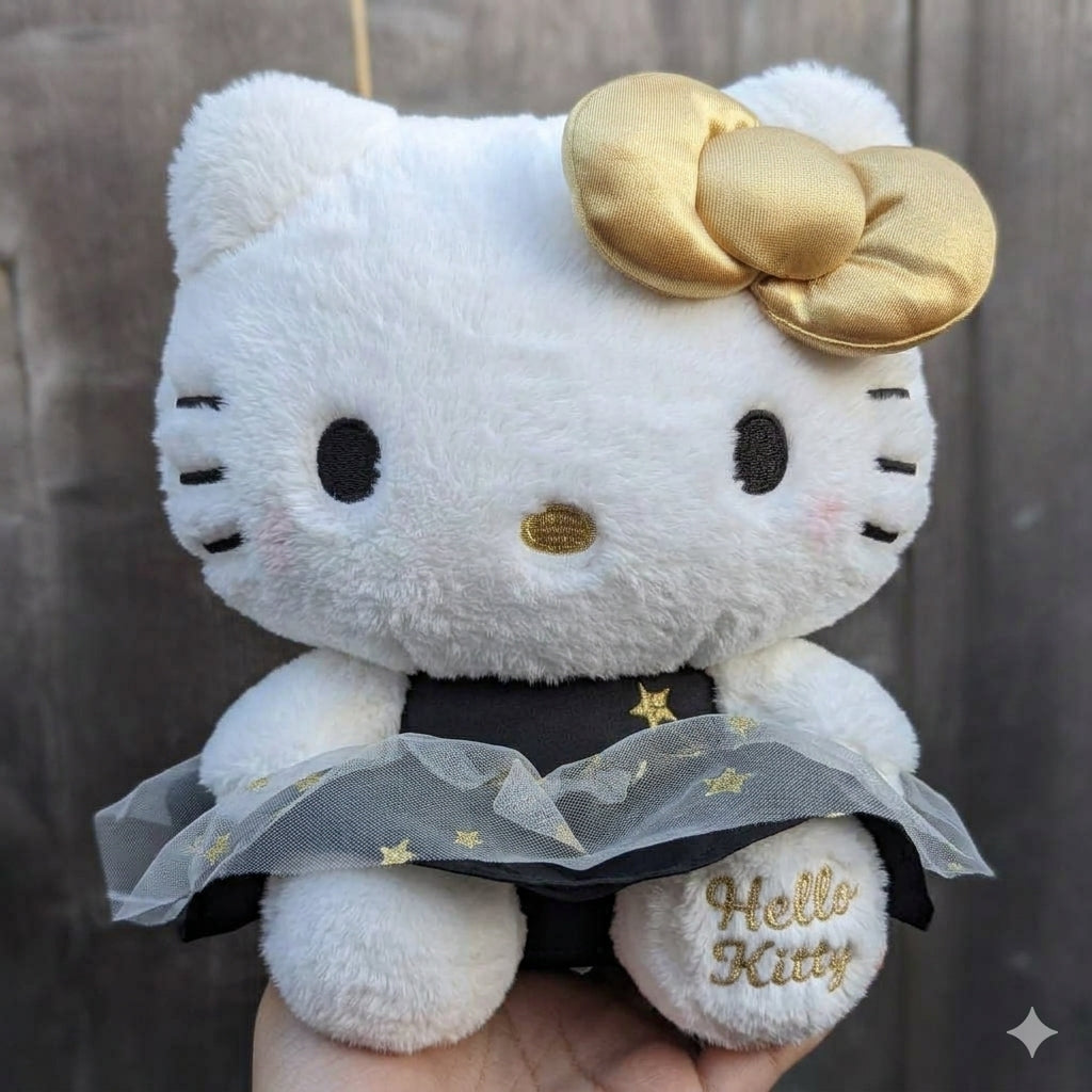 HELLO KITTY - Hello Kitty Golden Bow Plushie
