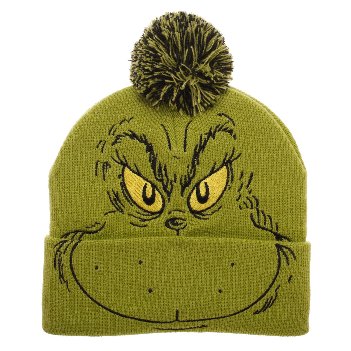 THE GRINCH - Big Face Pom Knit Beanie