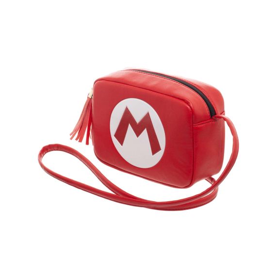 Super Mario Bros. Mario Logo Crossbody Purse