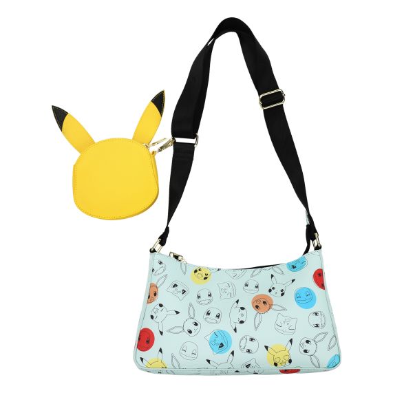 Pokemon Gen 1 Characters Purse with Coin Pouch