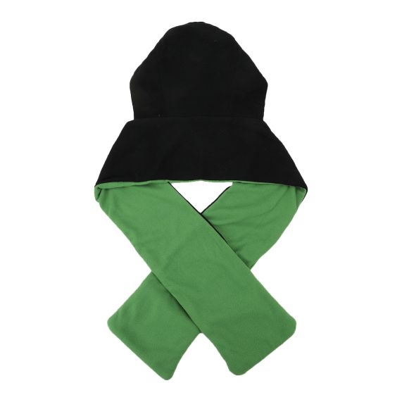 HARRY POTTER - Slytherin Snood Hooded Scarf With Wand Holder