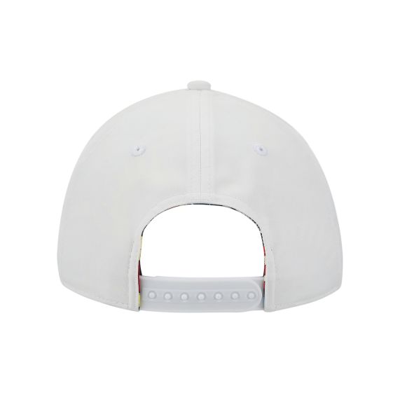 CAPTAIN AMERICA - White Rope Snapback Hat With Inside Design