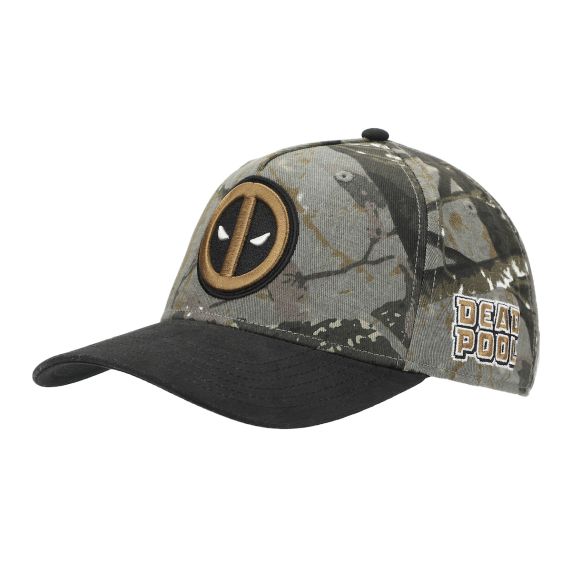 DEADPOOL - Camo Logo & Side Hit Snapback