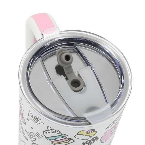 HELLO KITTY - 40 Oz AOP Tumbler With Zip Bag Attachment