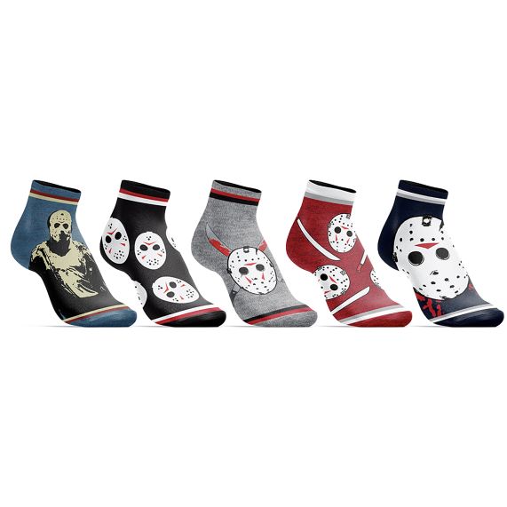 Friday the 13th - 5 pair Ankle Socks