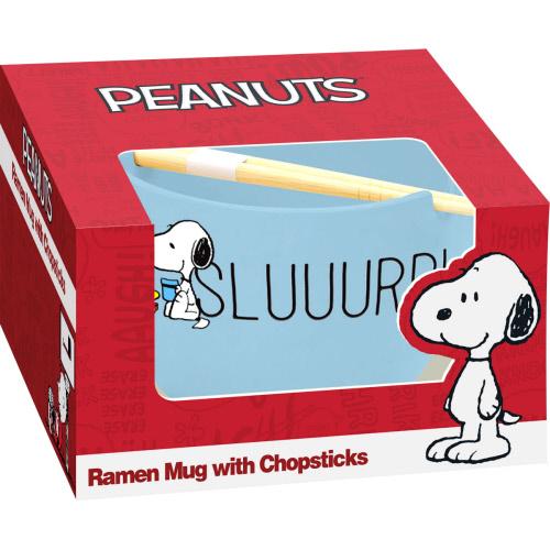 Peanuts Snoopy Sluuurp Ramen Ramen Mug & Chopstick