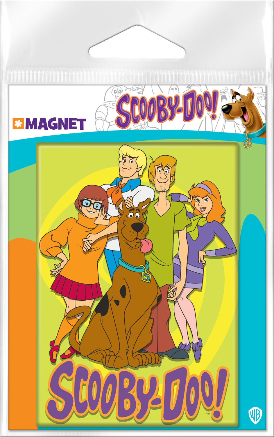 Scooby Doo Group Carded Magnet