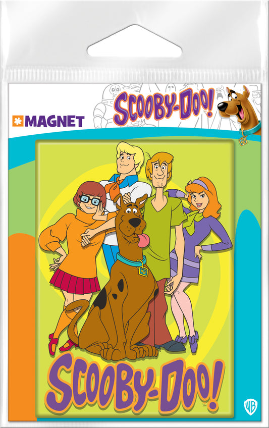Scooby Doo Group Carded Magnet