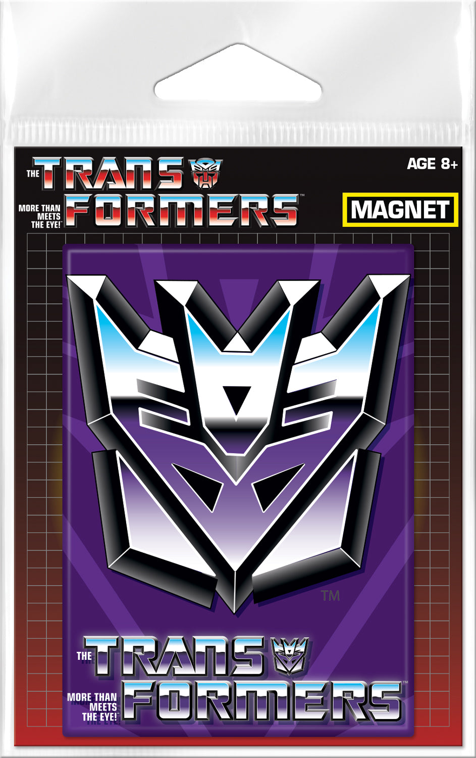 Transformers Decepticon Shield Carded Magnet