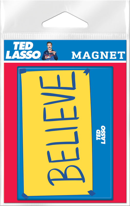 Ted Lasso Believe Carded Magnet
