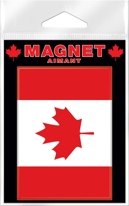 Canadian Flag Carded Magnet