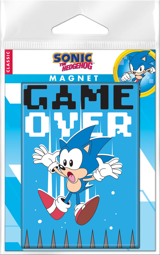 Sonic Game Over Carded Magnet