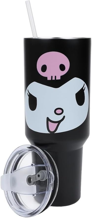 HELLO KITTY - Kuromi - 40 oz Stainless Steel Tumbler with Handle