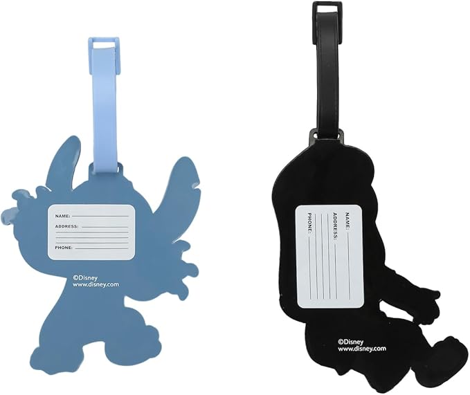 LILO & STITCH - Lilo & Stitch Molded Rubber Luggage Tag 2pc Set