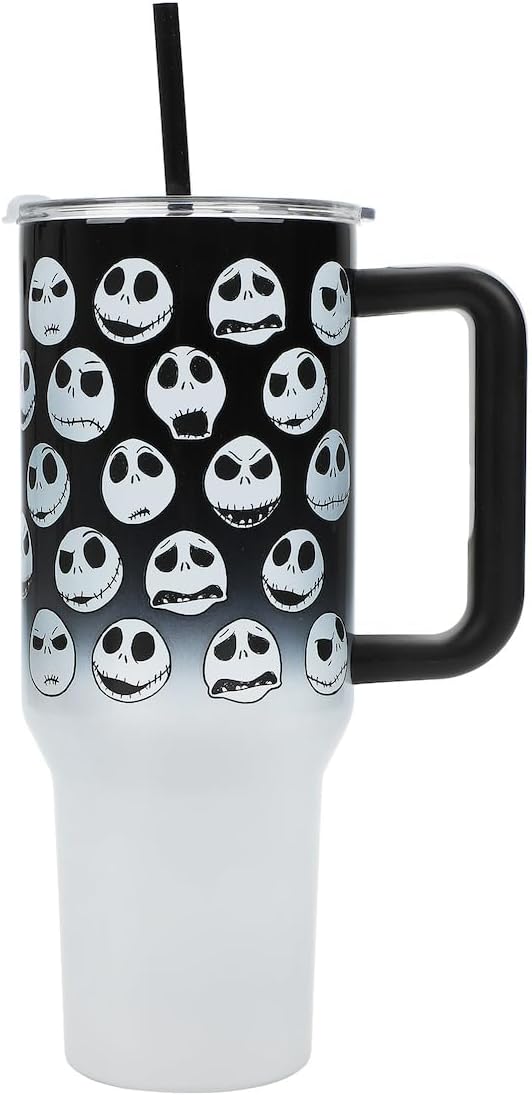 The Nightmare Before Christmas - 40 Oz Stainless Steel Tumbler With Straw